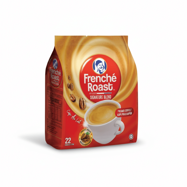 French Roast Signature Blend Coffee Premix Coffee Kopi Pracampur 22 Sachets