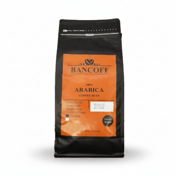 Bancoff 100% Arabica Coffee Bean Dark Roast 1000g Thailand Washed