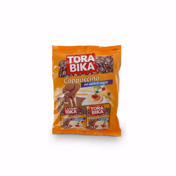 Tora Bika Cappuccino No Added Sugar Coffee 20 Sachets