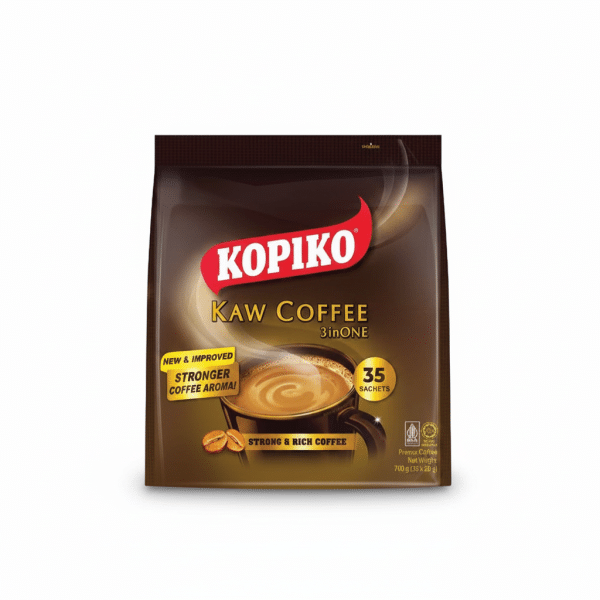 Kopiko Kaw Coffee 3in1 Strong & Rich Coffee 35 Sachets