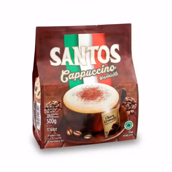 Santos Cappuccino 3in1 Instant Coffee 500gm