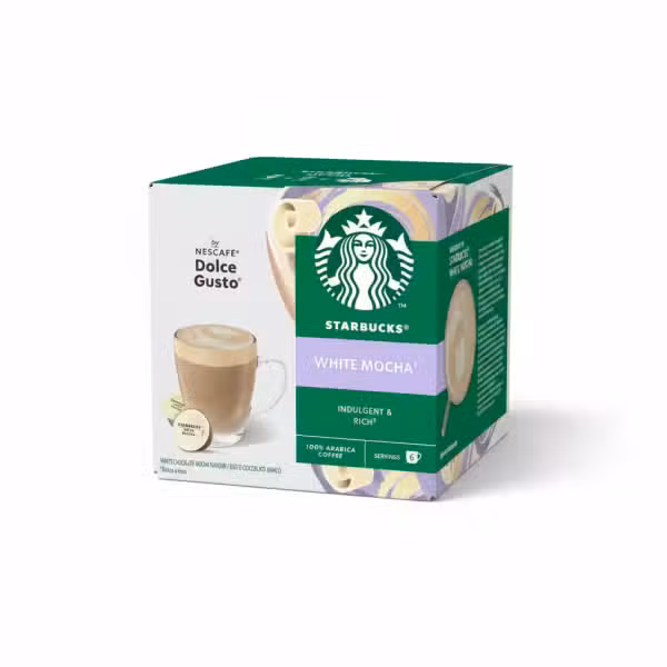 Starbucks White Mocha Indulgent Rich 100 Arabica Coffee 123gm
