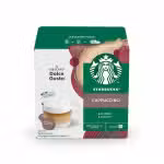 Starbucks Cappuccino by Nescafé Dolce Gusto 100% Arabica Coffee Balanced Frothy 6 Servings