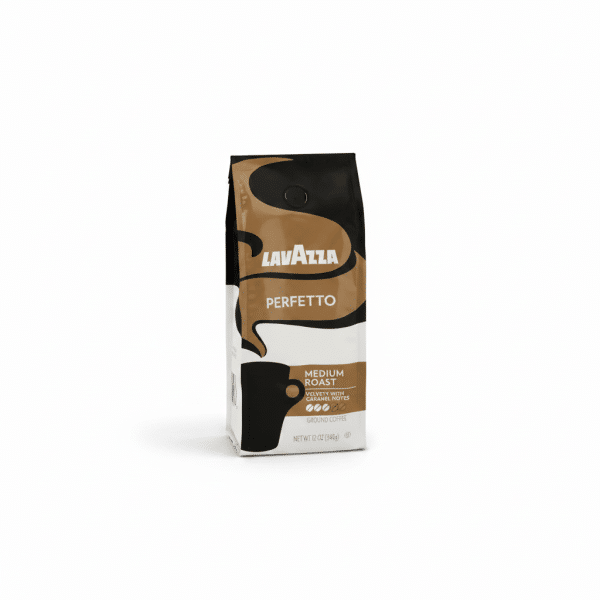 Lavazza Perfetto Medium Roast Ground Coffee 340gm Velvety with Caramel Notes