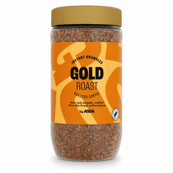 ASDA Gold Roast Roasted Coffee Instant Granules 200gm