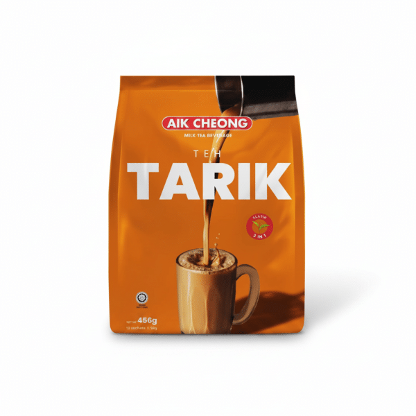 Aik Cheong Teh Tarik Milk Tea Beverage 456g 12 Sachets