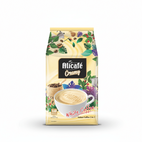 Alicafe Creamy White Coffee Instant Coffee 3 in 1 250gm