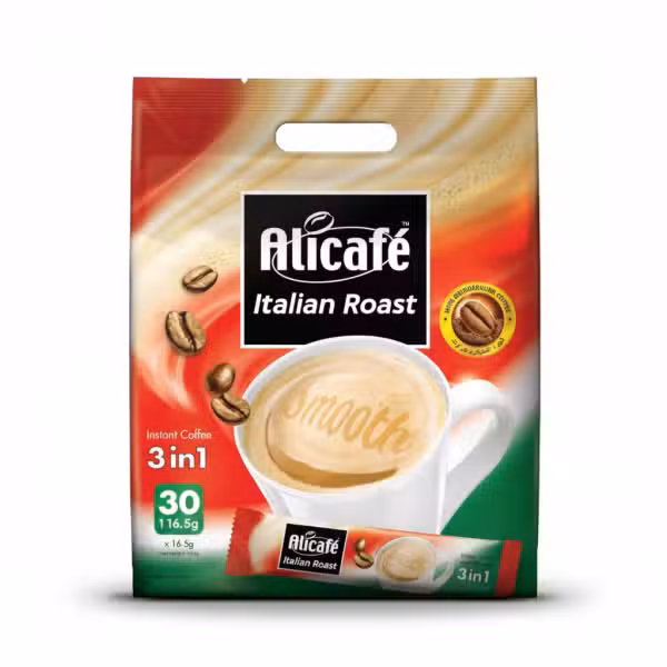 Alicafe Italian Roast 3in1 Instant Coffee 30 Sachets 16.5g