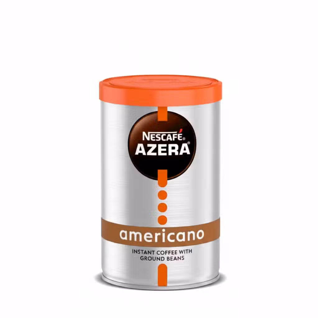 Nescafe Azera Americano Instant Coffee With Ground Beans 90gm