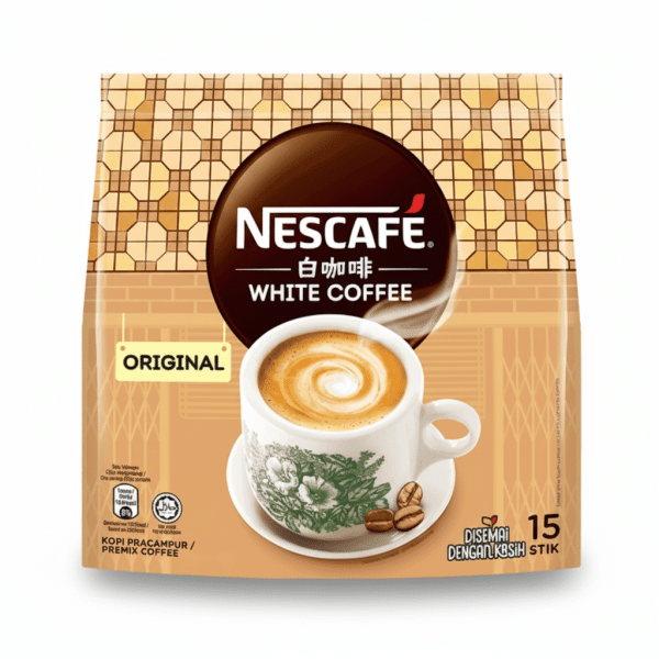Nescafe White Coffee Original Premix Coffee 15 Sticks