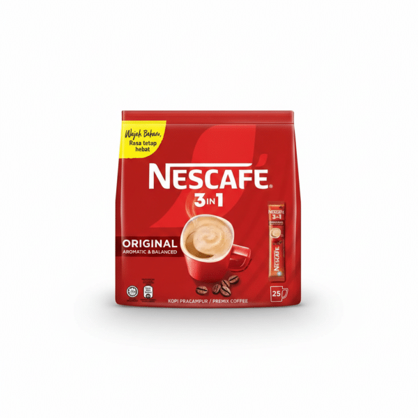 Nescafe 3in1 Original Aromatic & Balanced Premix Coffee 25 Sticks