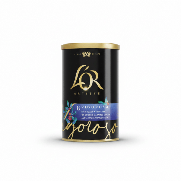 Lor Artiste Vigoroso Coffee 95gm Rich Roast Caramel Cocoa Hazelnut