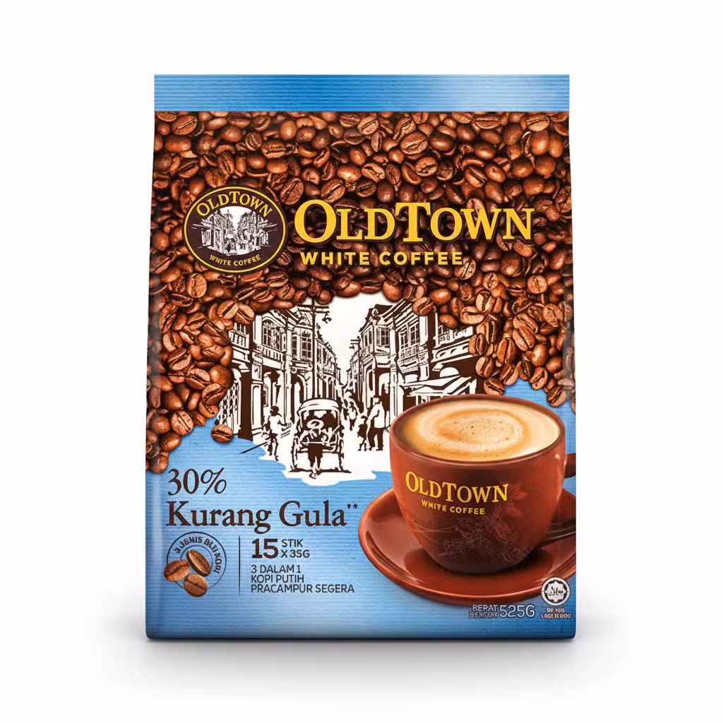 OldTown White Coffee 30% Less Sugar 15 Sticks 525g