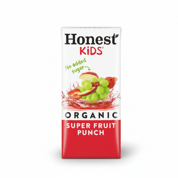 Honest Kids Organic Super Fruit Punch Juice Drink No Added Sugar 177ml