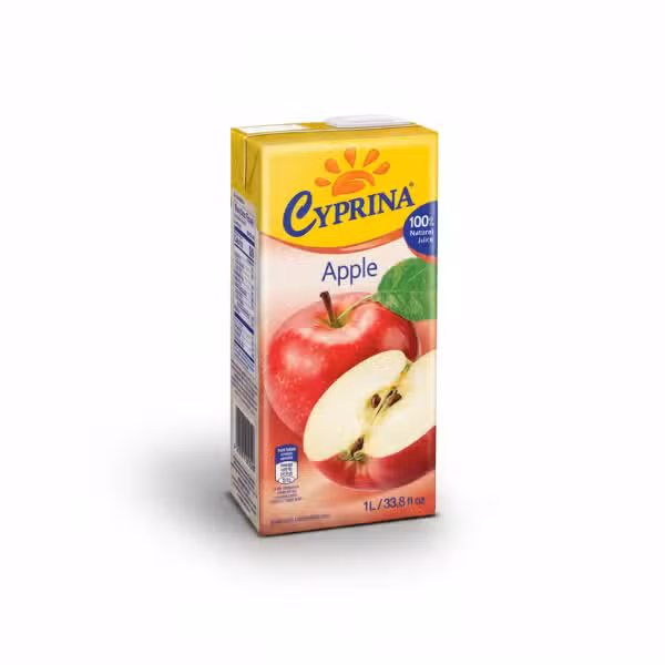 Cyprina Apple 100% Natural Juice 1L