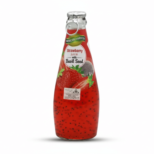 American Harvest Strawberry Juice with Basil Seed 290ml