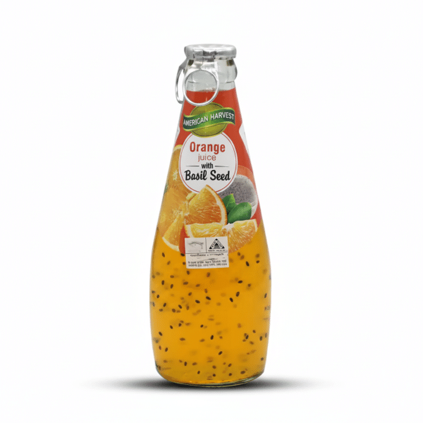 American Harvest Orange Juice with Basil Seed 290ml