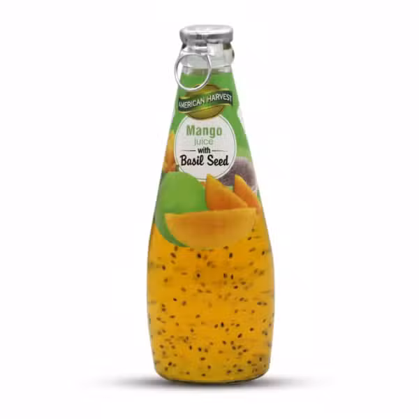 American Harvest Mango Juice with Basil Seed 290ml