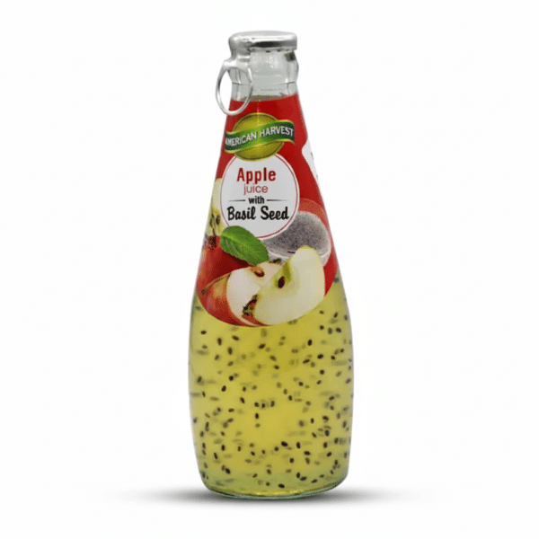 American Harvest Apple Juice with Basil Seed 290ml
