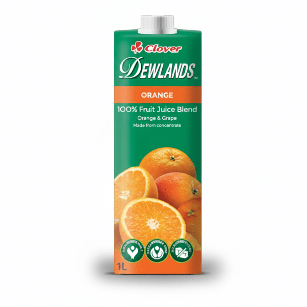 Clover Dewlands Orange 100% Fruit Juice Blend 1L