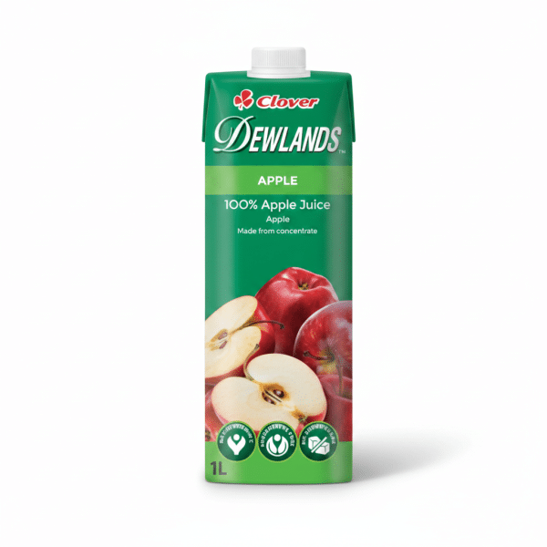 Clover Dewlands Apple 100% Apple Juice Made from concentrate 1L