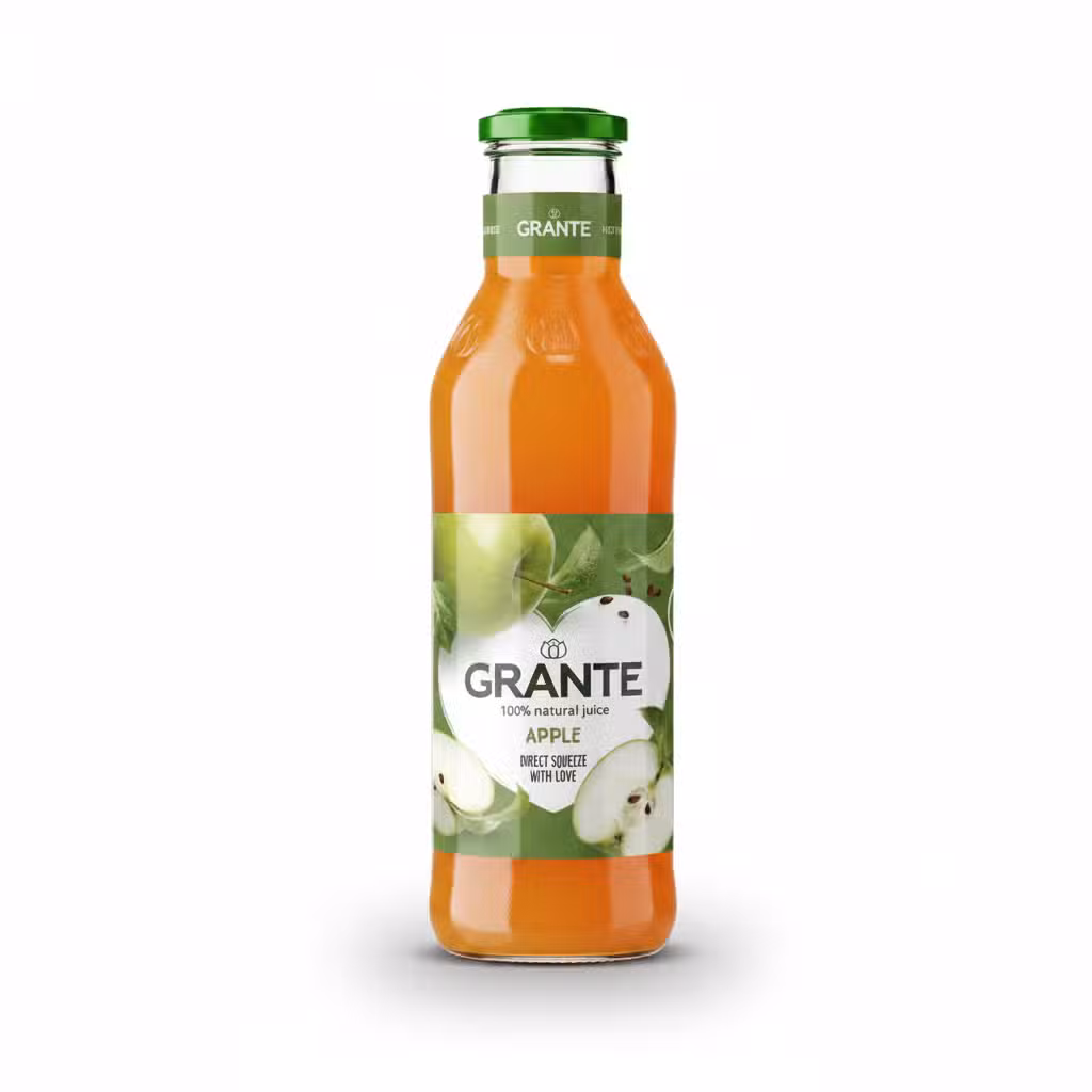 Grante Apple 100% Natural Juice 750ml Direct Squeeze