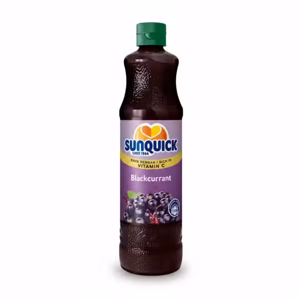 Sunquick Blackcurrant Fruit Concentrate 700ml Rich in Vitamin C