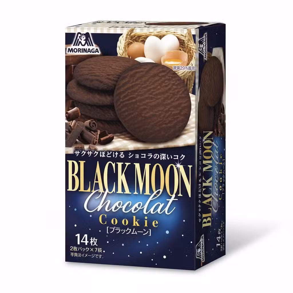 Morinaga Black Moon Chocolate Cookie 14 pieces