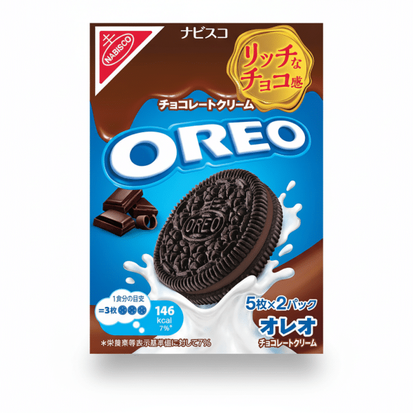 Nabisco Oreo Chocolate Cream Biscuits 5 pcs x 2 packs