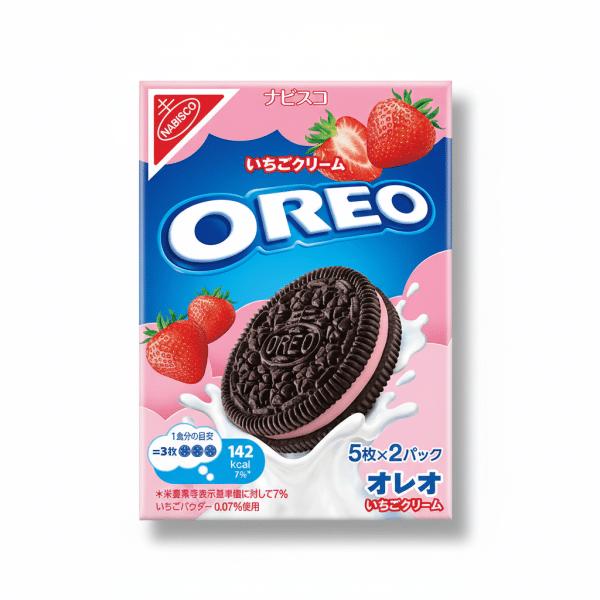 Nabisco Oreo Strawberry Cream Biscuits 5x2 Packs