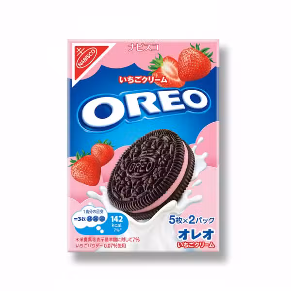 Nabisco Oreo Strawberry Cream Biscuits 5x2 Packs