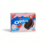 Nabisco Oreo Strawberry Cream Sandwich Cookies 120gm