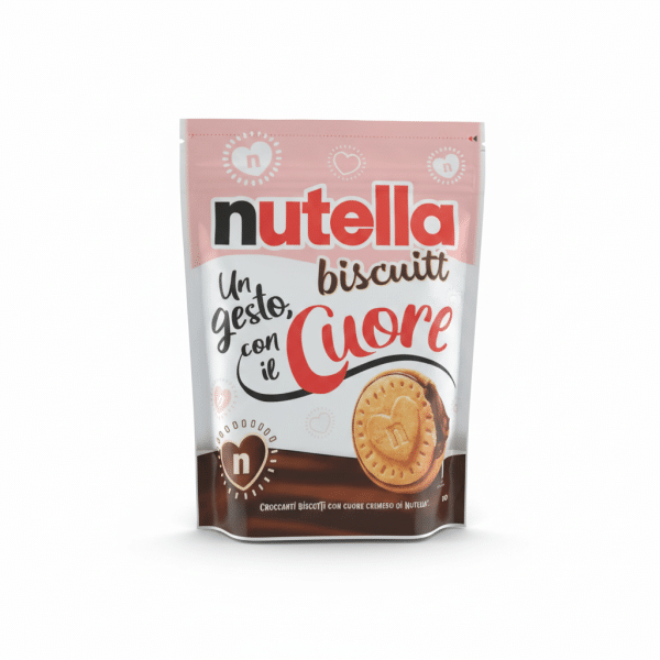 Nutella Biscuits Un Gesto Con il Cuore 304gm Heart Shaped Biscuits