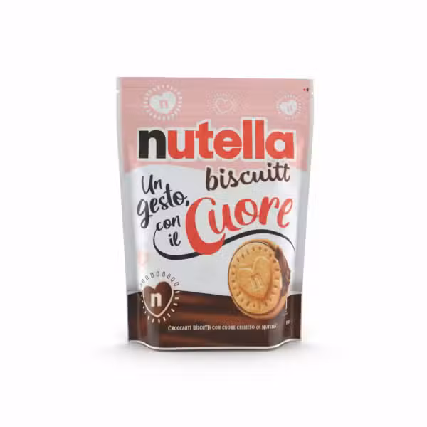 Nutella Biscuits Un Gesto Con il Cuore 304gm Heart Shaped Biscuits