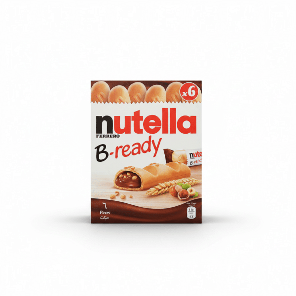 Nutella B-ready 7 Pieces Wafer Filled with Nutella Hazelnut Spread with Cocoa