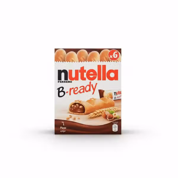 Nutella B-ready 7 Pieces Wafer Filled with Nutella Hazelnut Spread with Cocoa