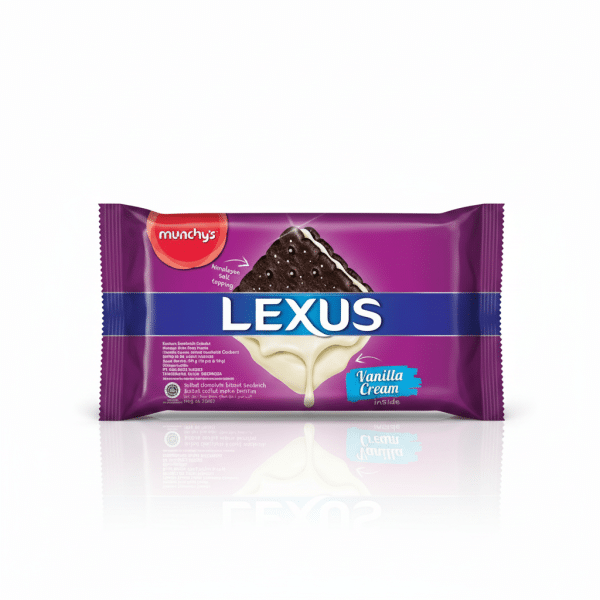 Munchy's Lexus Vanilla Cream Sandwich Crackers 190gm