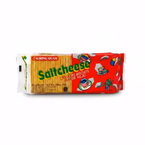 Khong Guan Saltcheese Crackers Biscuits 200g Cheese Crackers