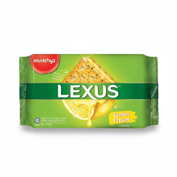 Munchy's Lexus Lemon Cream Sandwich Crackers 190gm