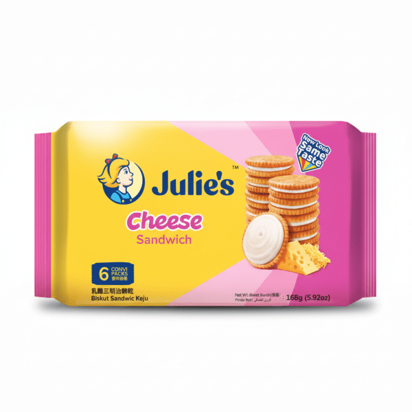 Julie's Cheese Sandwich Biscuits 168g