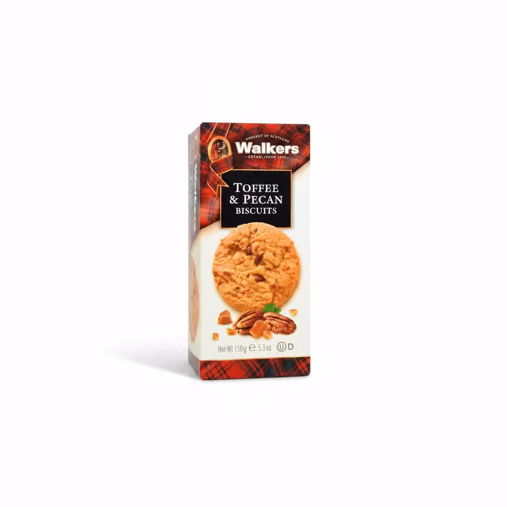Walkers Toffee & Pecan Biscuits 150g