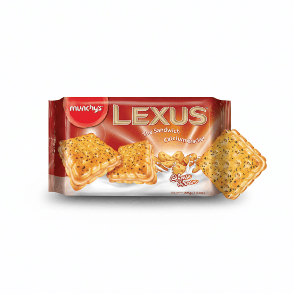 Munchy's Lexus Cheese Cream Calcium Cracker 225g