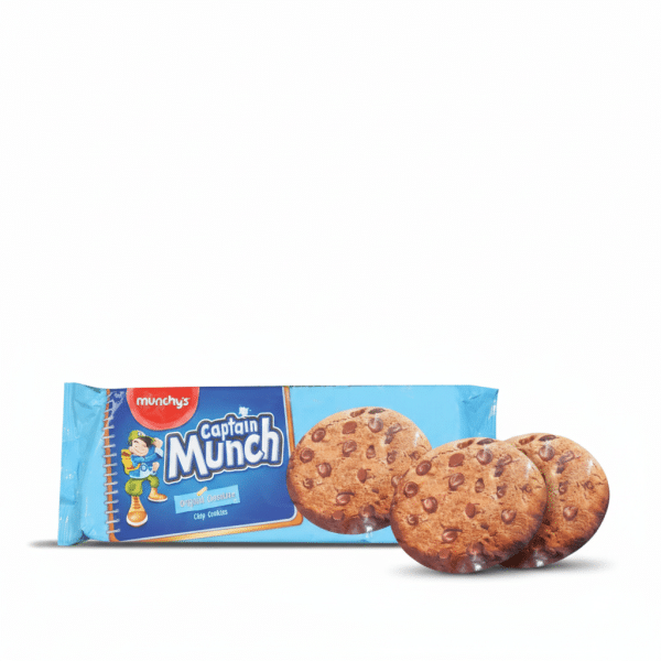 Munchys Captain Munch Original Chocolate Chip Cookies 178gm Crispy Cookies