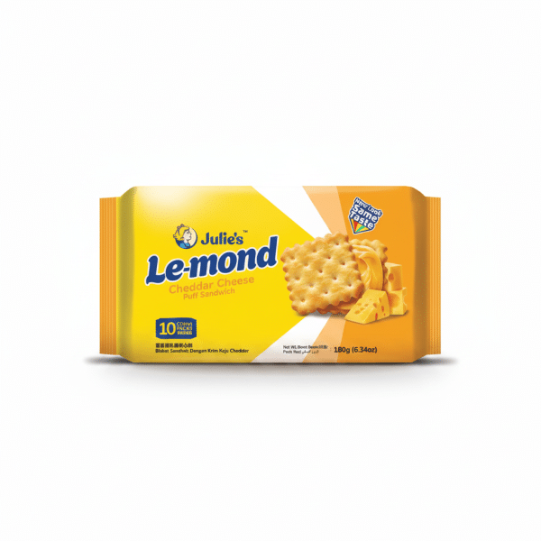 Julie's Le-mond Cheddar Cheese Puff Sandwich 180gm