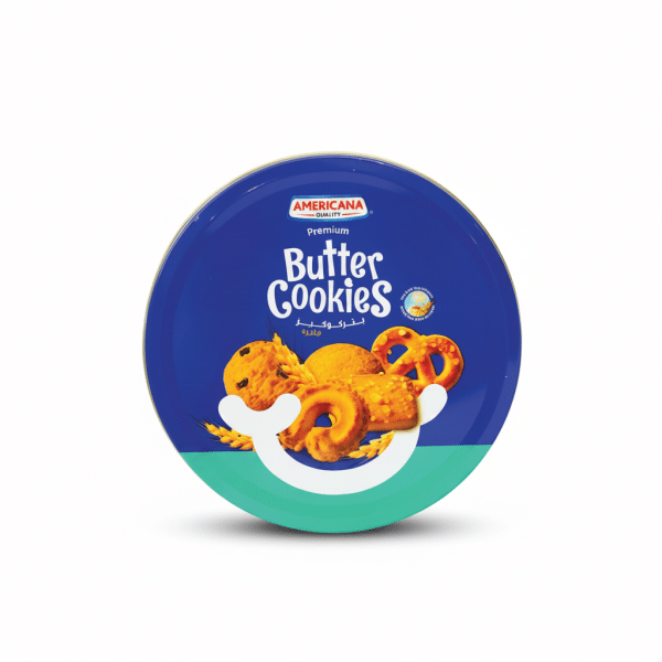 Americana Premium Butter Cookies Blue Tin 454gm