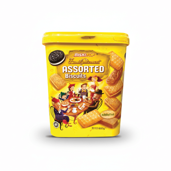 Biskitop Family Moment Assorted Biscuits 600gm Yellow