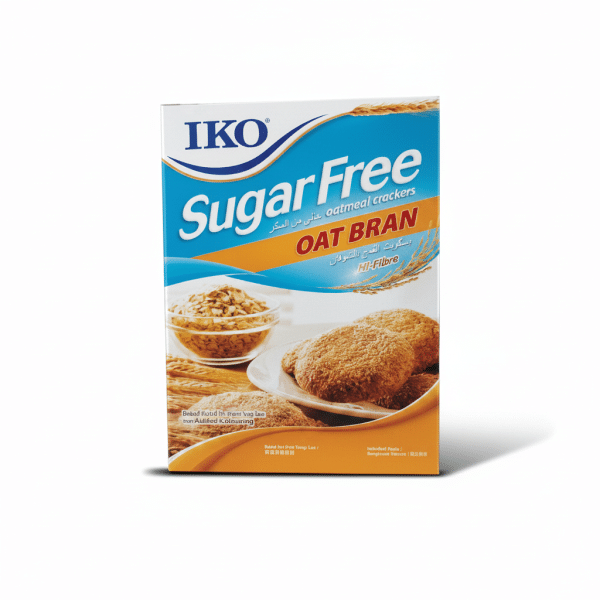 Iko Sugar Free Oat Bran Oatmeal Crackers 178gm High Fibre