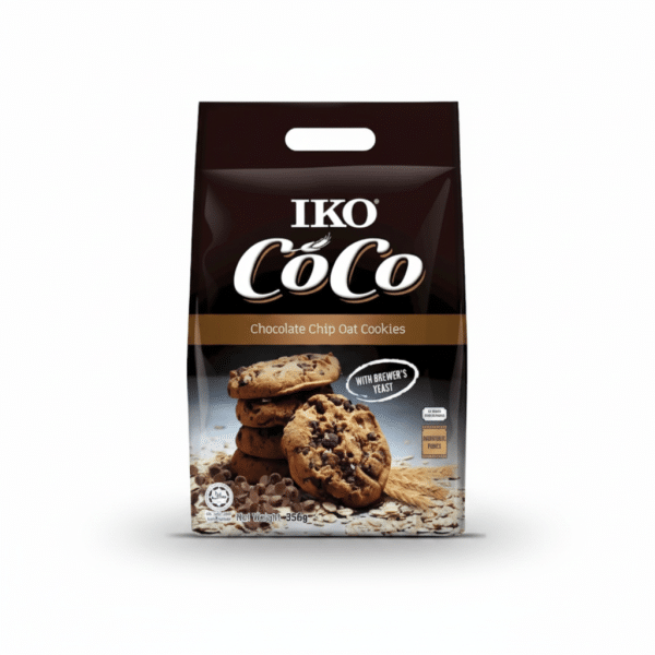 IKO Coco Chocolate Chip Oat Cookies 356gm With Brewers Yeast