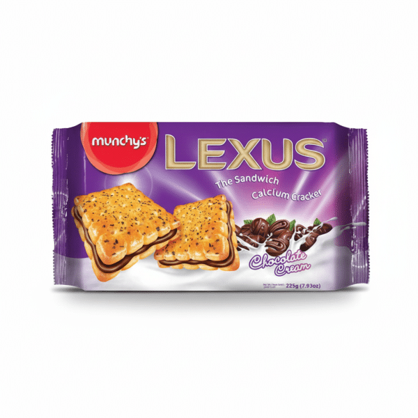 Munchy's Lexus Chocolate Cream Calcium Cracker 225g