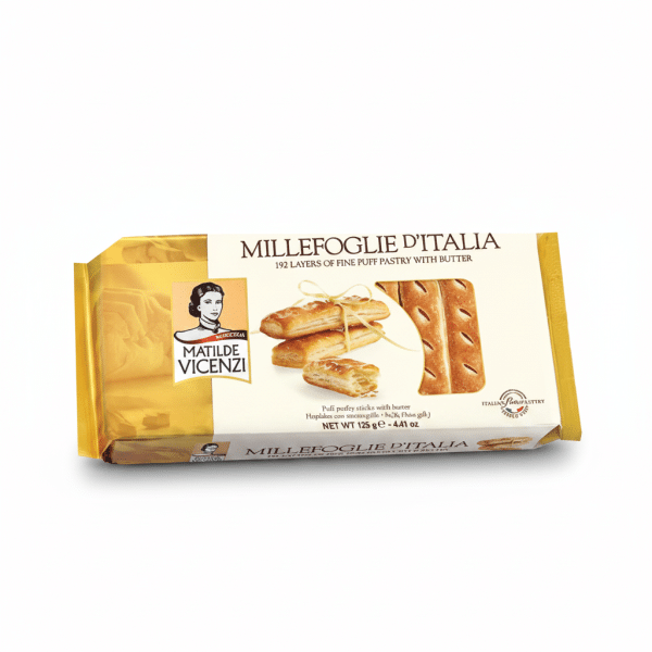 Matilde Vicenzi Millefoglie D'Italia Puff Pastry Sticks with Butter 125g